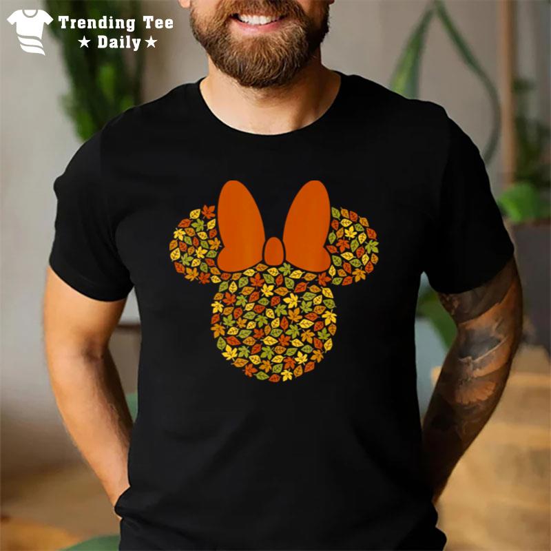 Minnie Mouse Autumn Fall Leaves T-Shirt