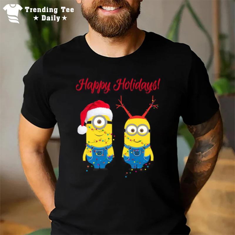 Minnions Happy Holidays T-Shirt