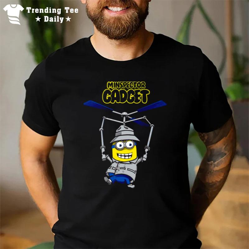 Minspector Gadget Minions And Inspector Gadge T-Shirt