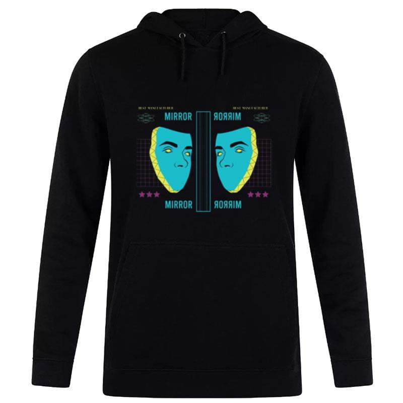 Mirror Aesthetic Design Black Mirror Hoodie