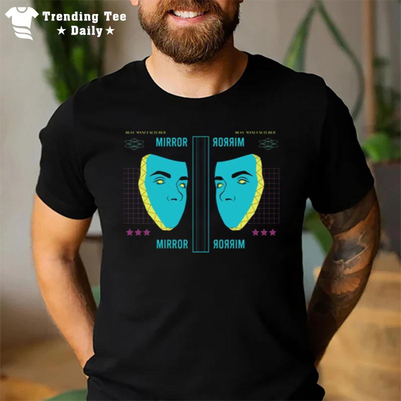 Mirror Aesthetic Design Black Mirror T-Shirt