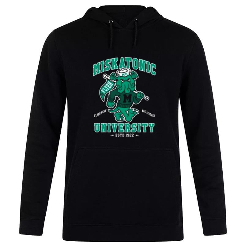 Miskatonic University Cthulhu Creepy Cute Love Craf Spooky Mon'ter Goth Cartoon Cthulhu Hoodie