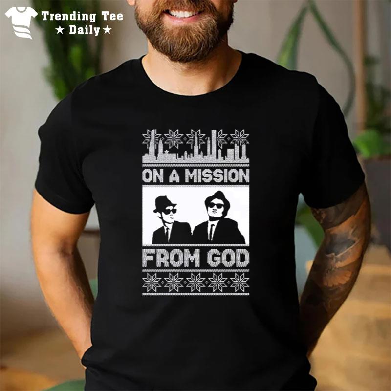 Mission From God 2022 Ugly Christmas T-Shirt