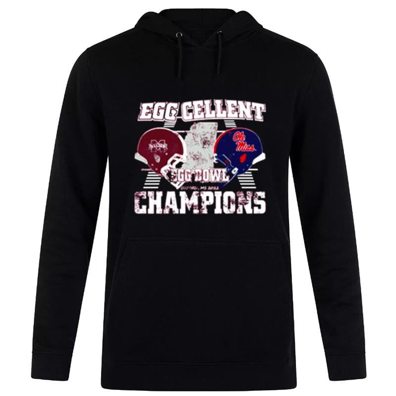 Mississippi State Bulldogs 2022 Egg Cellent Egg Bowl Champions Hoodie