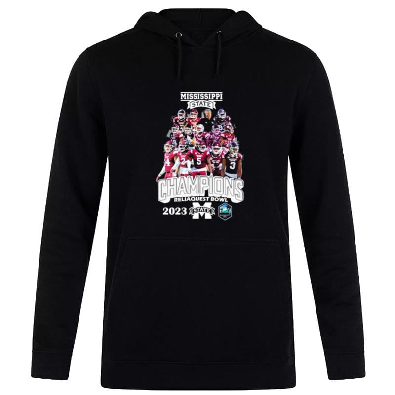 Mississippi State Football 2023 Reliaquest Bowl Champion Hoodie