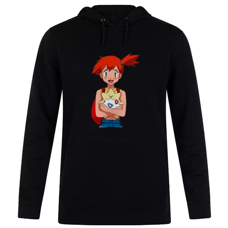 Misty Holding Togepi Pokemon Hoodie