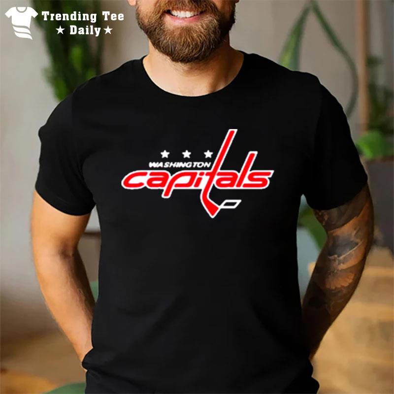 Mitchell And Ness Navy Washin'ton Capitals T-Shirt