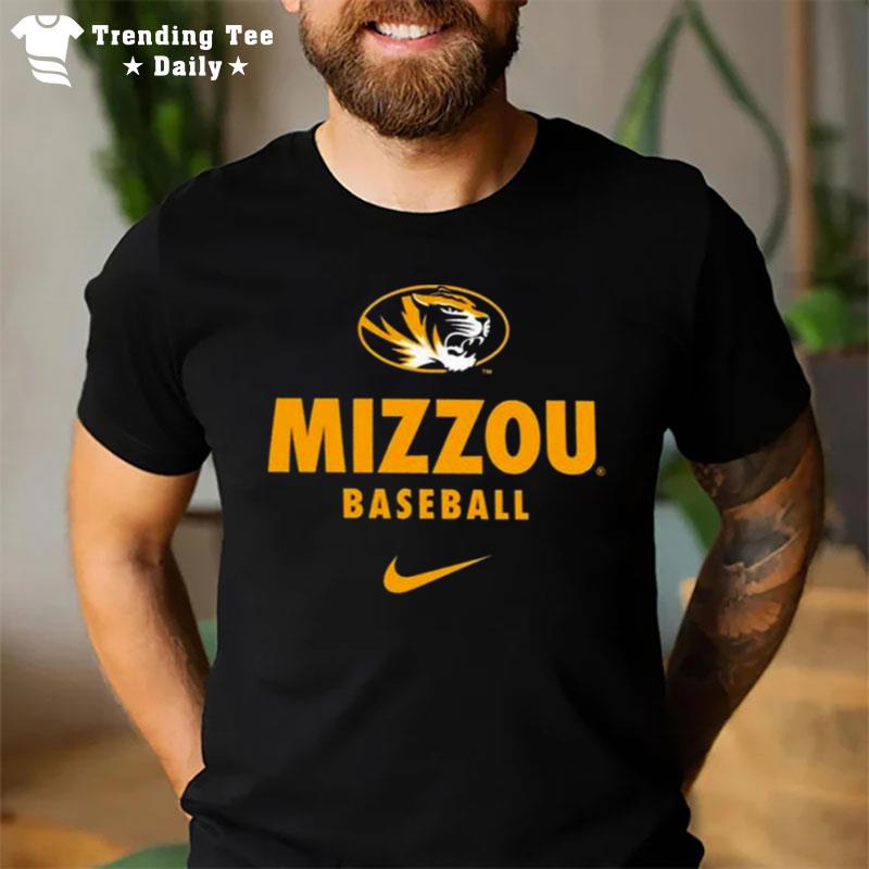 Mizzou Nike 2022 Oval Tiger Head Baseball T-Shirt