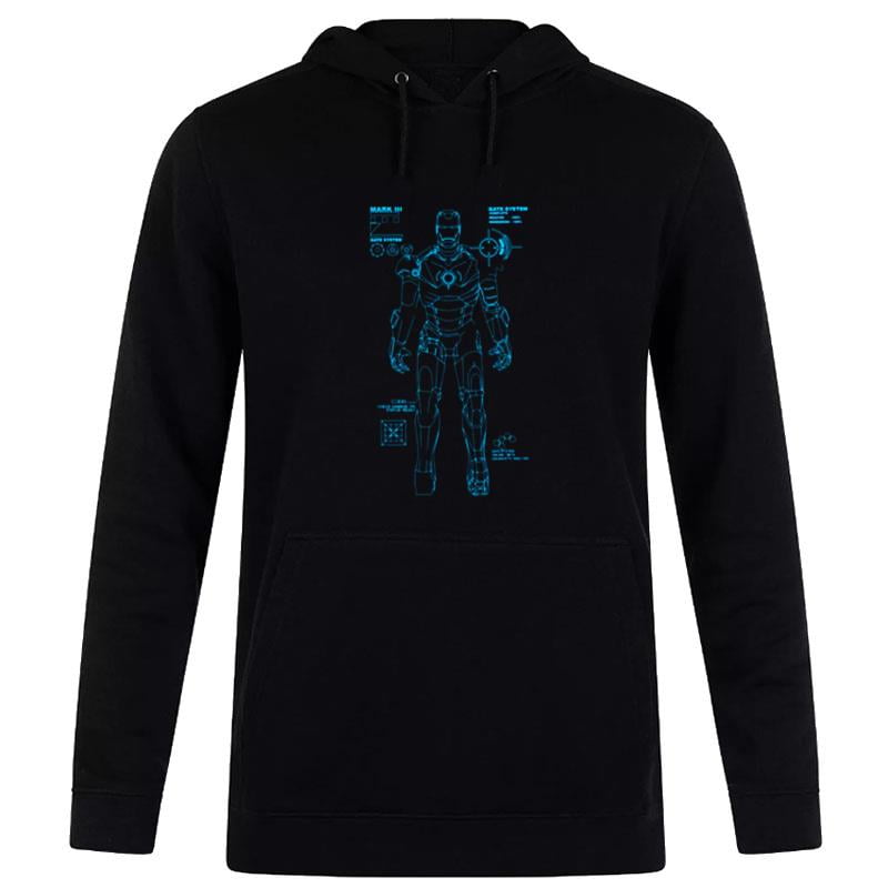 Mk Iii Ironman Blueprin Hoodie