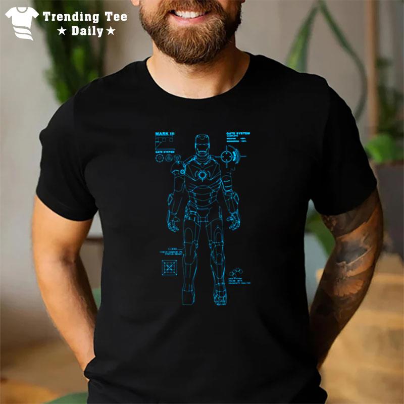 Mk Iii Ironman Blueprin T-Shirt