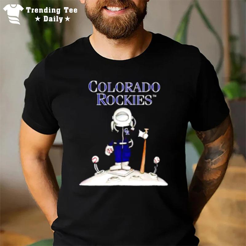 Mlb Colorado Rockies Tiny Turnip Astronau T-Shirt