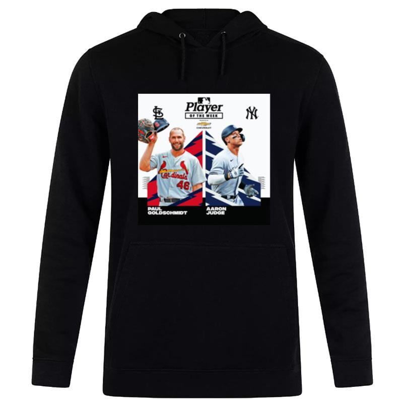 Mlb Paul Goldschmidt And Aaron Judge Player Of The Week Hoodie