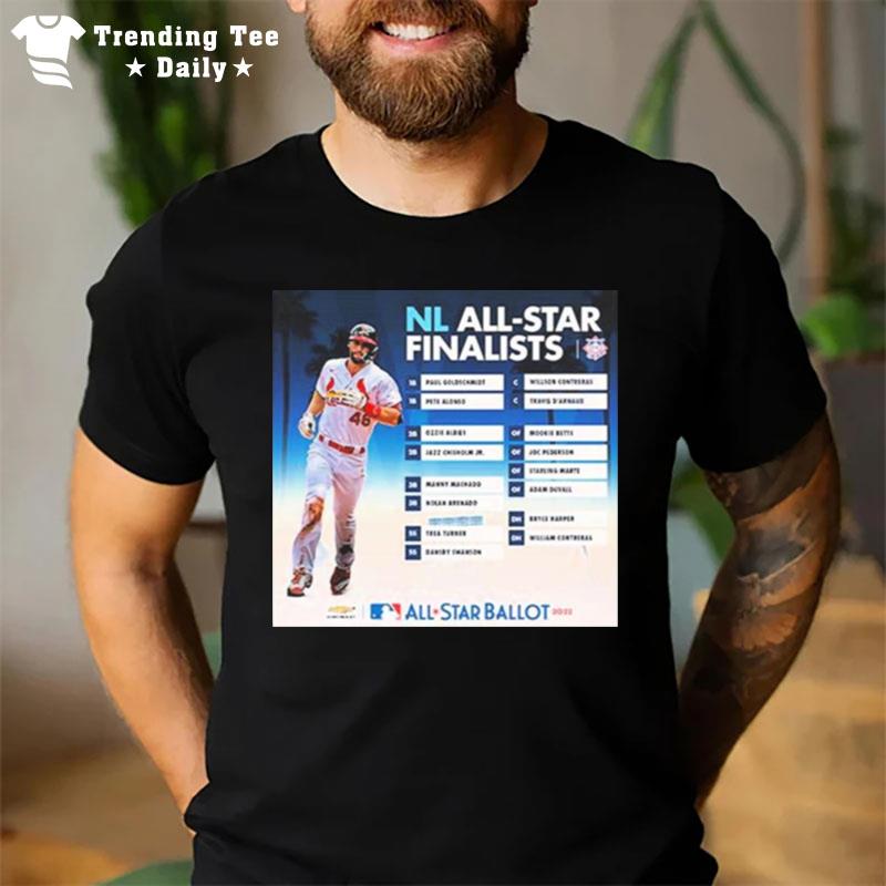 Mlb St Louis Cardinals Paul Goldschmidt 2022 All Star Ballot Nl All Star Finalists T-Shirt