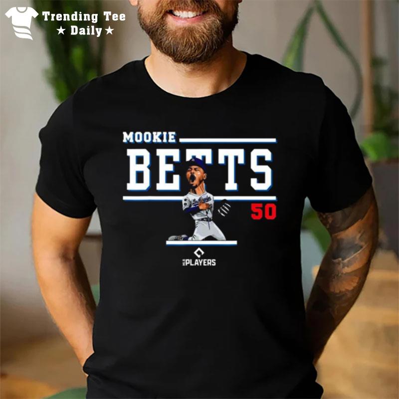 Mlbpa Major League Baseball Mookie Betts Mlb Mock 2014 T-Shirt