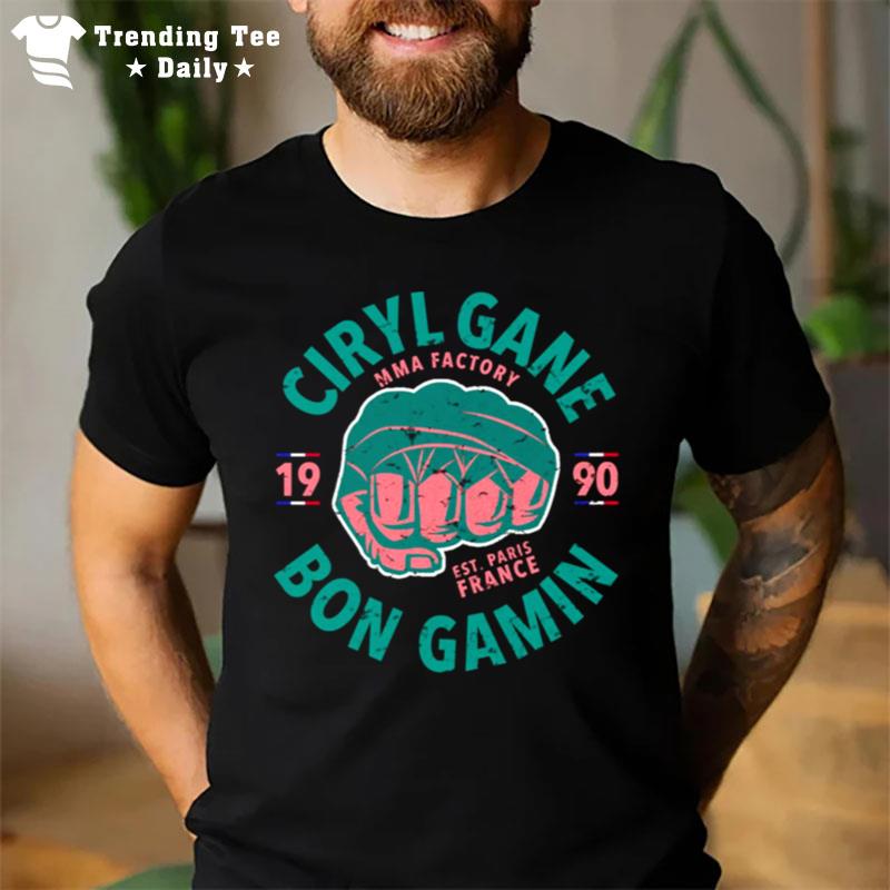 Mma Factory Ciryl Gane Bon Gamin Distressed Style T-Shirt