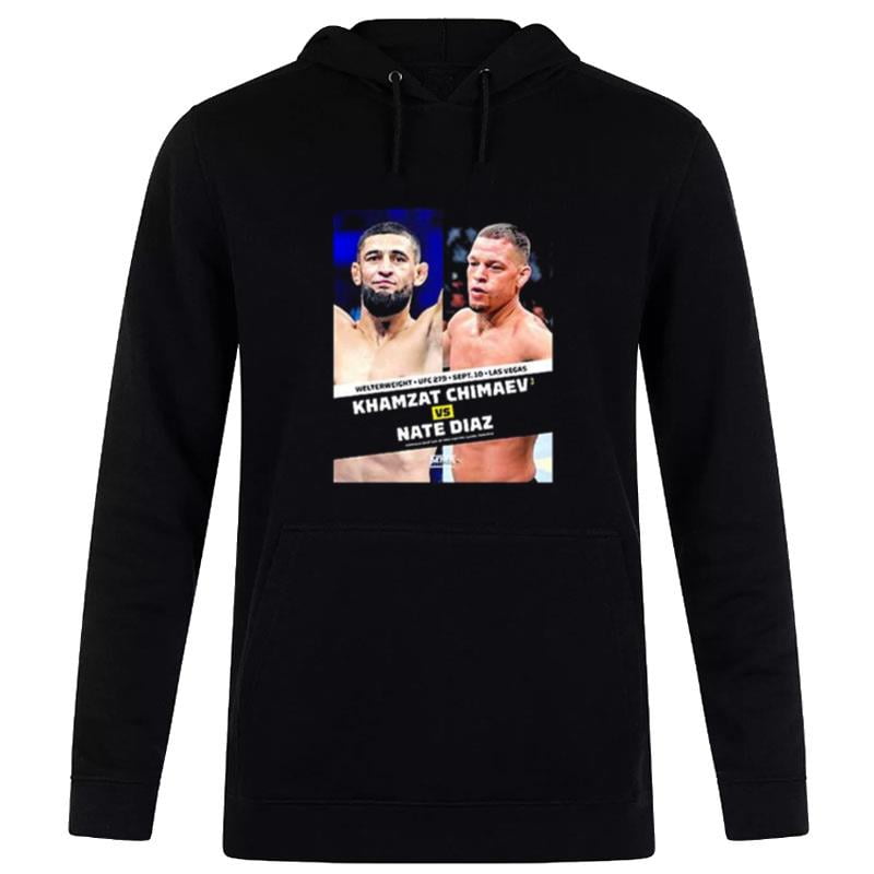 Mma Fighting Welterweight Ufc 279 Khamzat Chimaev Vs n'te Diaz Hoodie