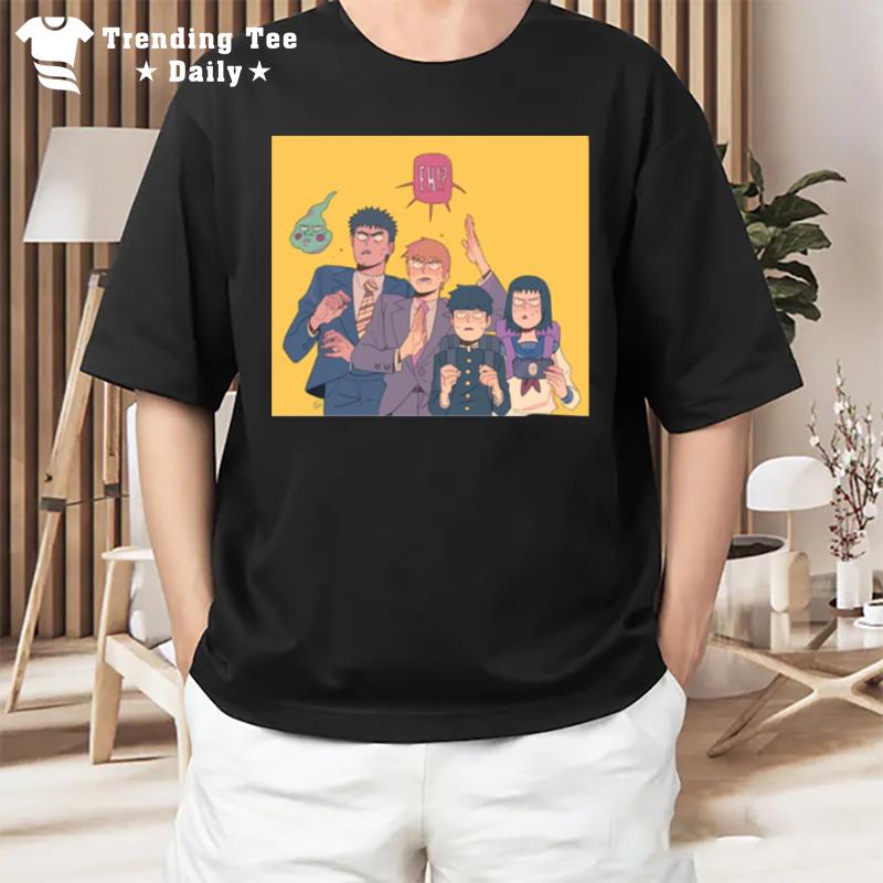 Mob Psycho Squad Funny Design T-Shirt