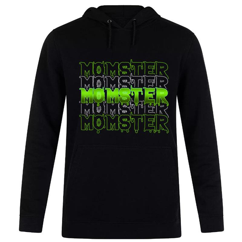 Mom Momster Vintage Halloween Costume Design For Mother Hoodie