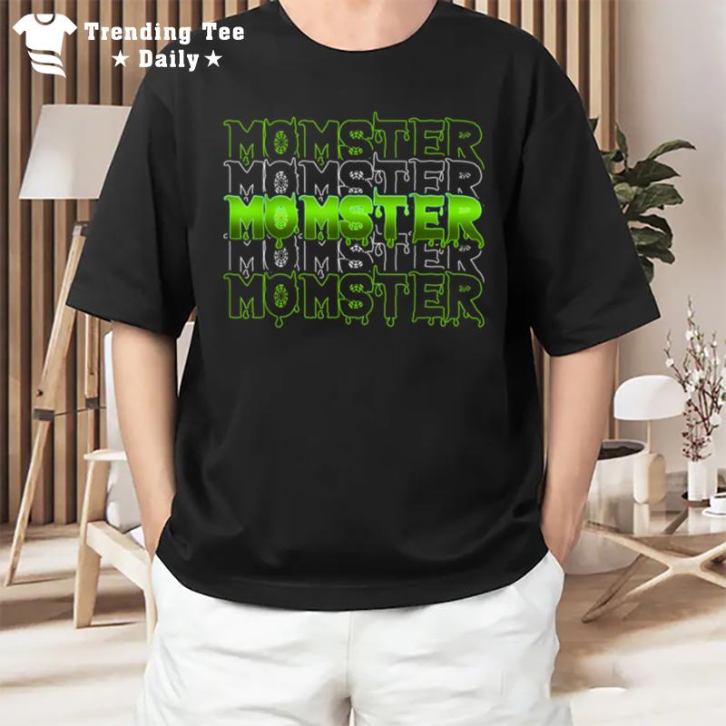 Mom Momster Vintage Halloween Costume Design For Mother T-Shirt