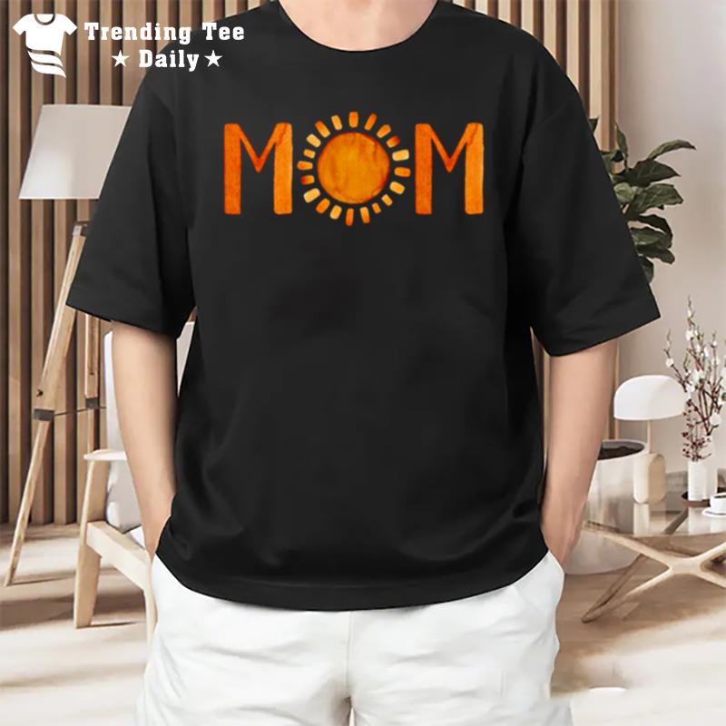 Mom Watercolor Yellow Sunshine Mother's Day T-Shirt