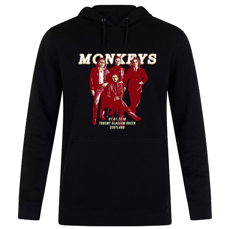 Monkeys Live Trnsmt Glasgow Green Scotland Hoodie