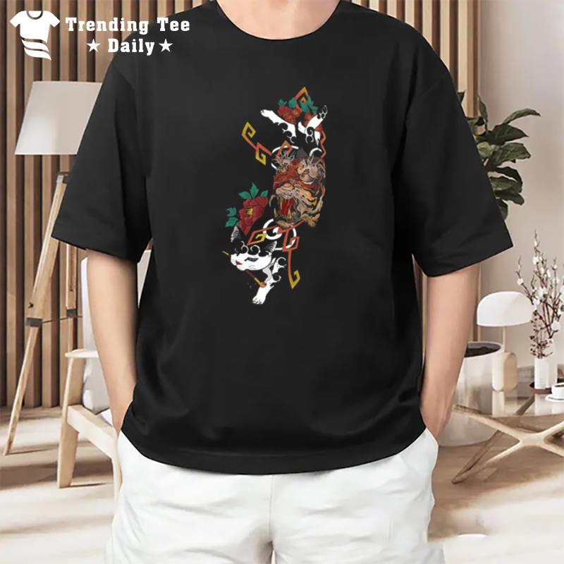 Monmon Japan Cat Digimon T-Shirt