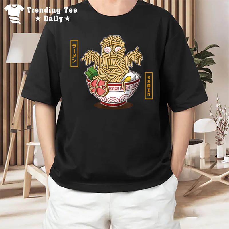 Mon'ter Ramen Halloween Costume Famous Japanese Noodle Funny T-Shirt