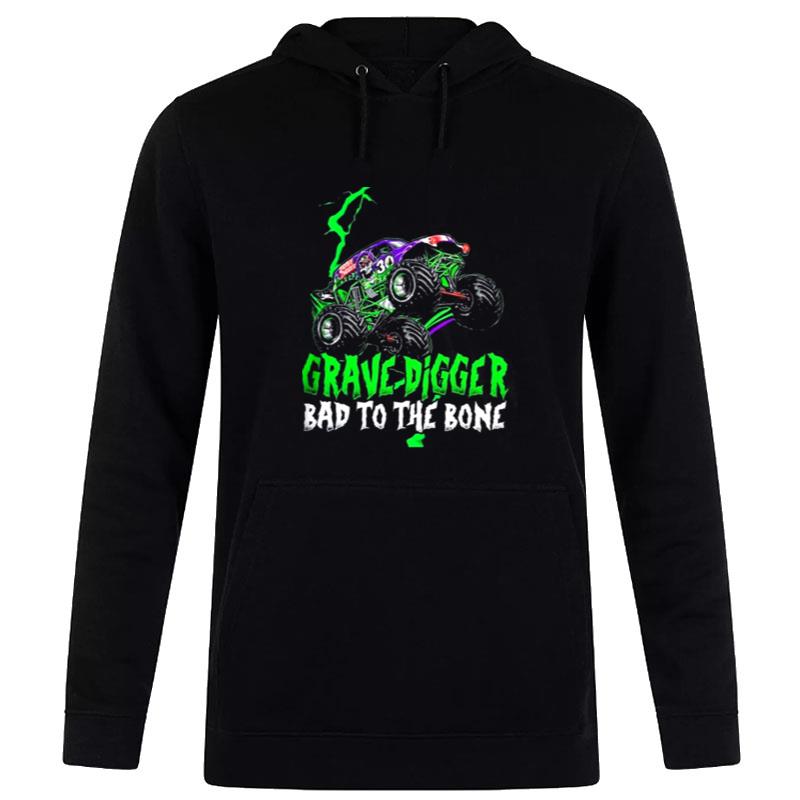 Mon'ter Truck Grave Digger Bad To The Bone Trendy 2023 Hoodie