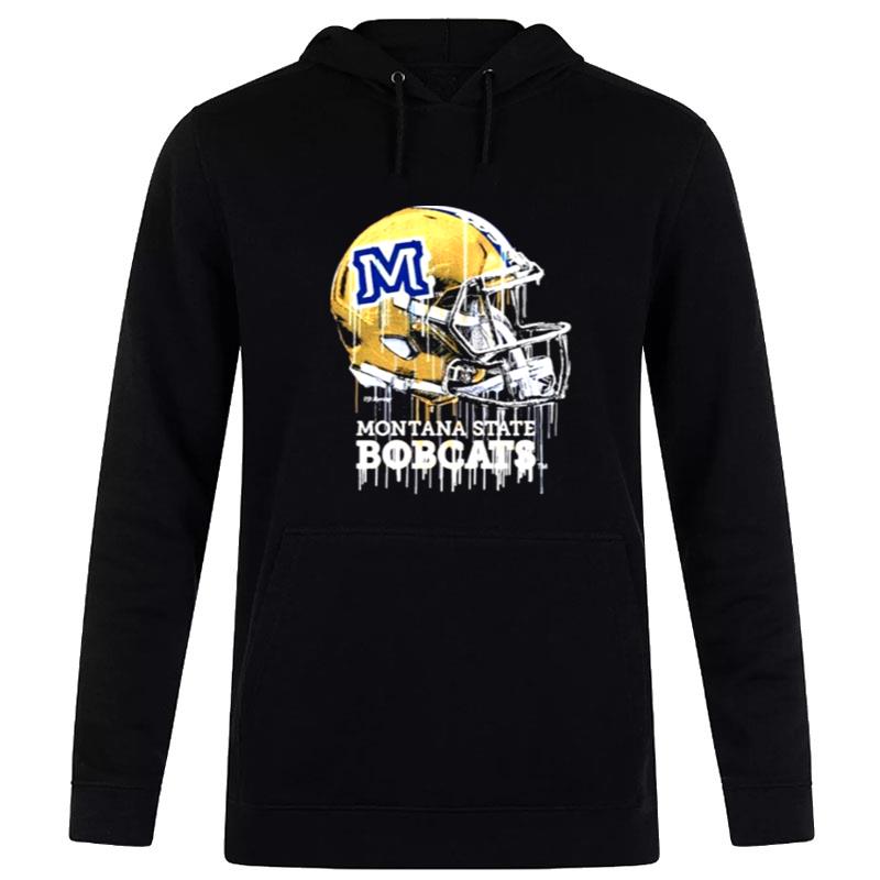 Montana State Bobcats Vintage Helmet Football Hoodie