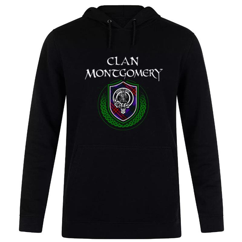 Montgomery Surname Scottish Clan'tartan Cres Hoodie