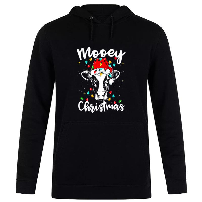 Mooey Christmas Santa Heifer Hoodie