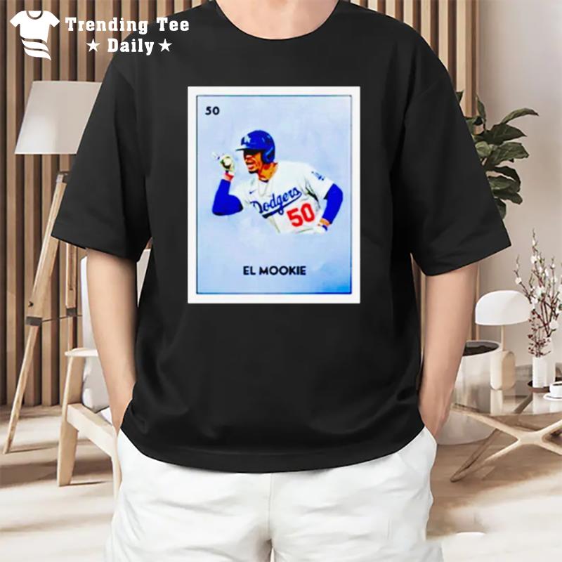 Mookie Betts Mexican Loteria T-Shirt