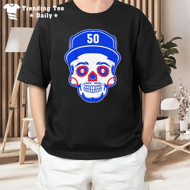 Mookie Betts Sugar Skull T-Shirt