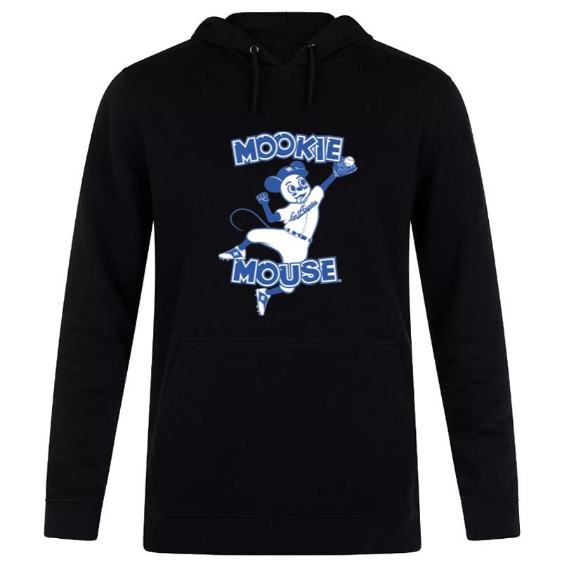 Mookie Mouse Fly Catch Baseball Blue Dodgers Baseball Hoodie