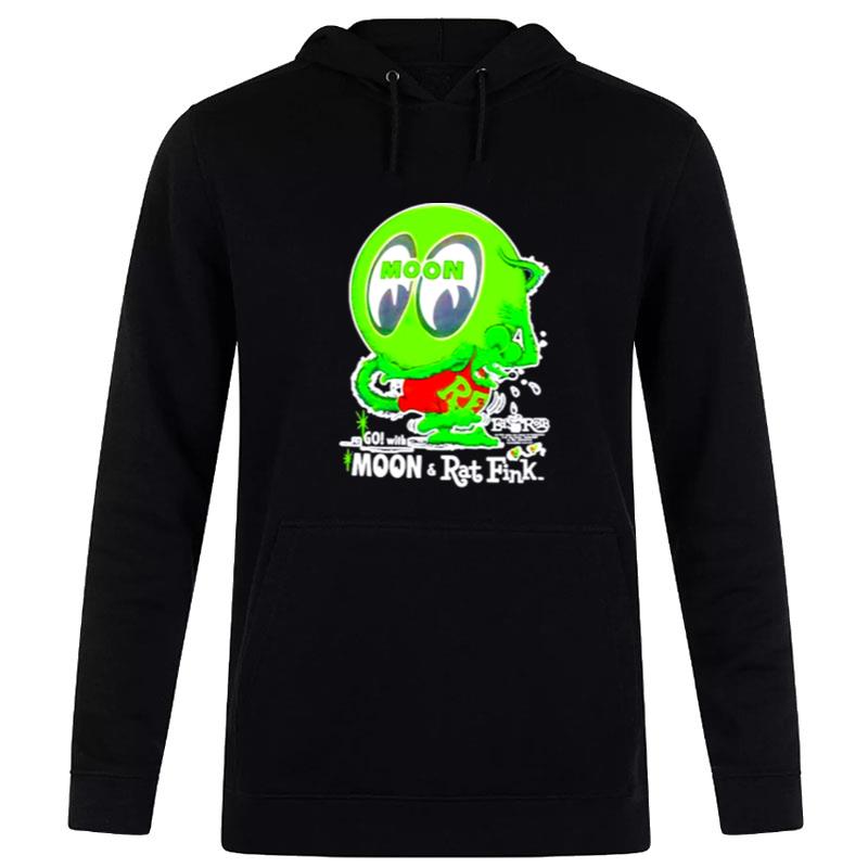 Moon And Rat Fink Hoodie