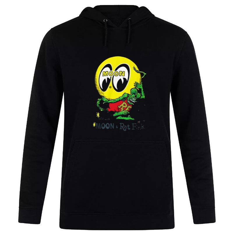 Moon Go With Moon And Rat Fink 2023 Hoodie