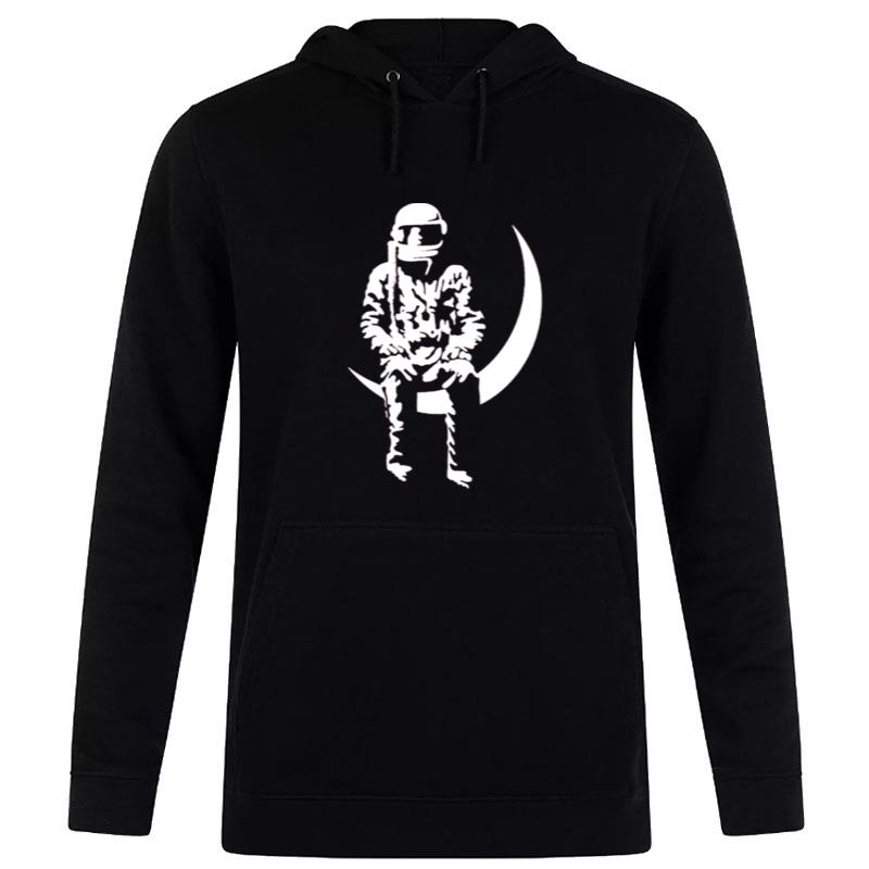 Moon Man Maroon Hoodie