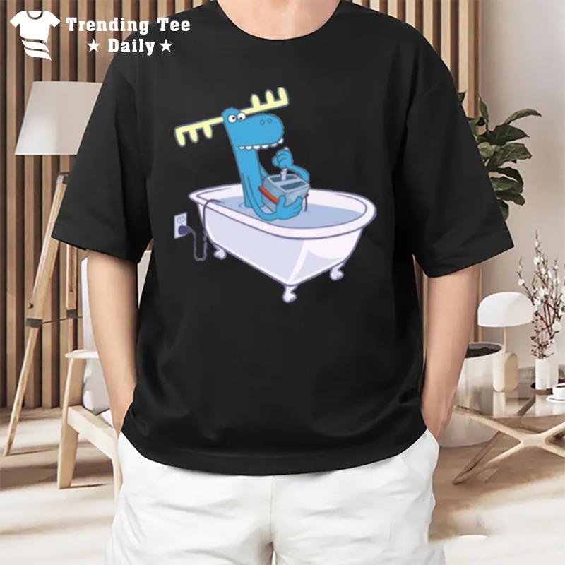 Moose In'the Bathtub Happy Tree Friends T-Shirt