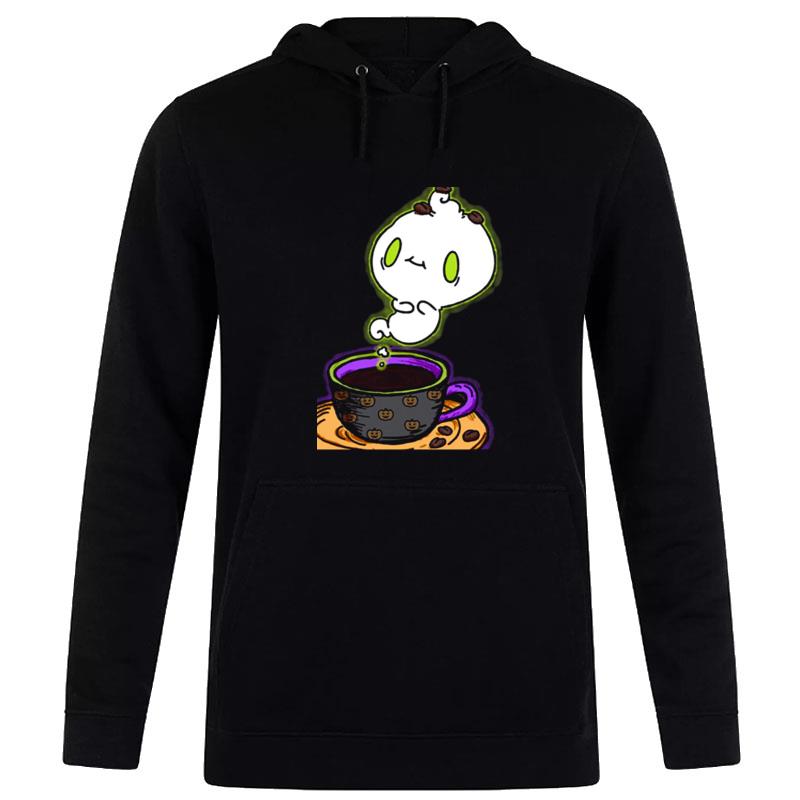 More Espresso Less Depresso Halloween Cute Ghos Hoodie