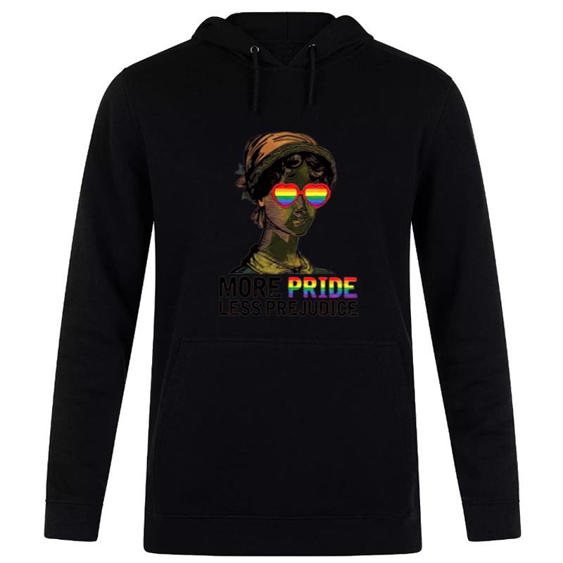 More Pride Less Prejudice Lgb Jane Austen Proud Ally Hoodie