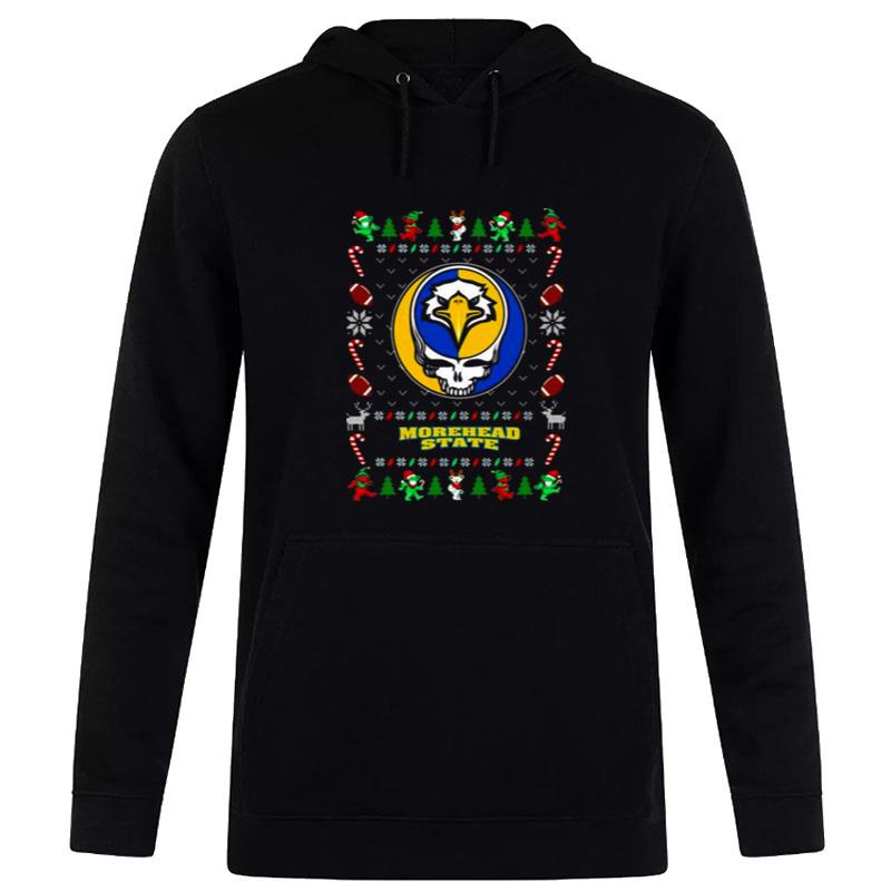 Morehead State Eagles Grateful Dead Ugly Christmas Hoodie