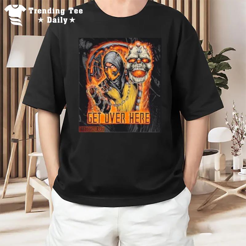 Mortal Kombat Addict Fatalities Daily Get Over Here T-Shirt