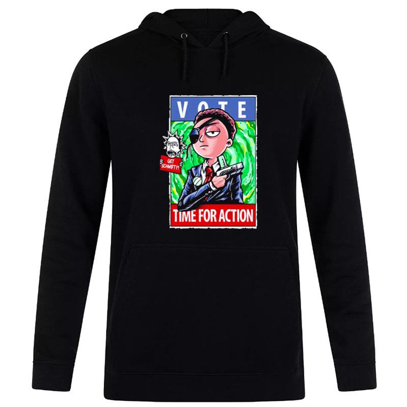 Morty Para Presidente Cartoons Hoodie