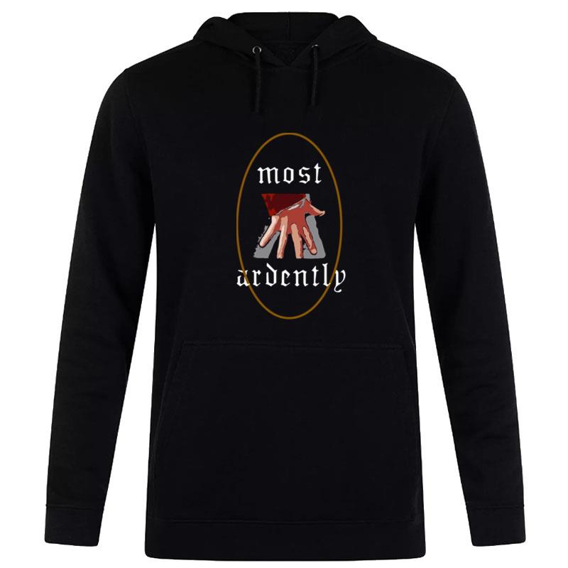 Most Ardently Hand Flex Gothic Oval Pride & Prejudice Matthew Macfadyen Hoodie