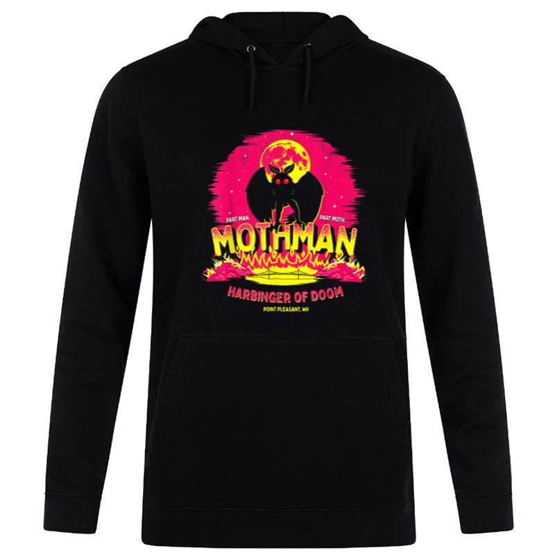 Mothman Harbinger Of Doom! Funny Cute Cryptid Creature Hoodie