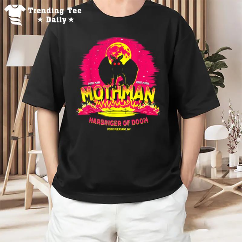 Mothman Harbinger Of Doom! Funny Cute Cryptid Creature T-Shirt