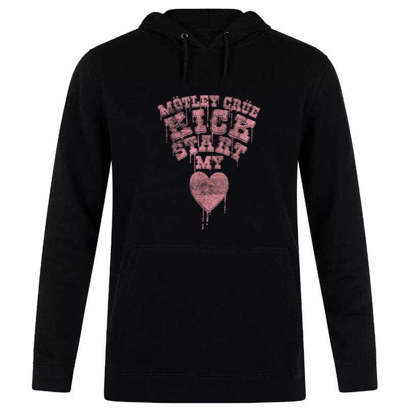 M ley Cr - Kickstart My Heart Drip Font Hoodie