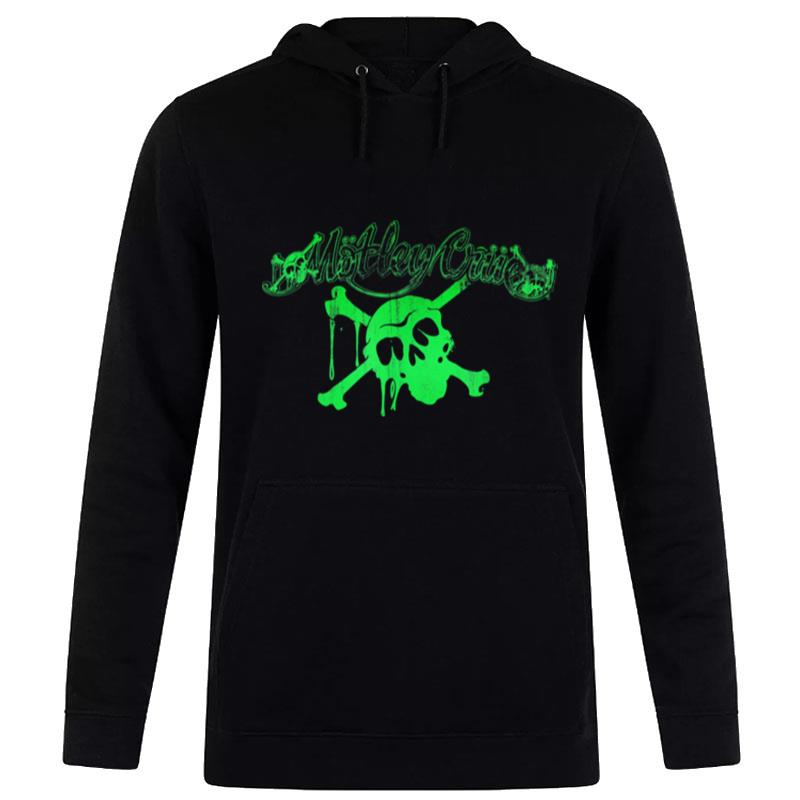 M ley Cr - Neon Green Logo With Skull Hoodie