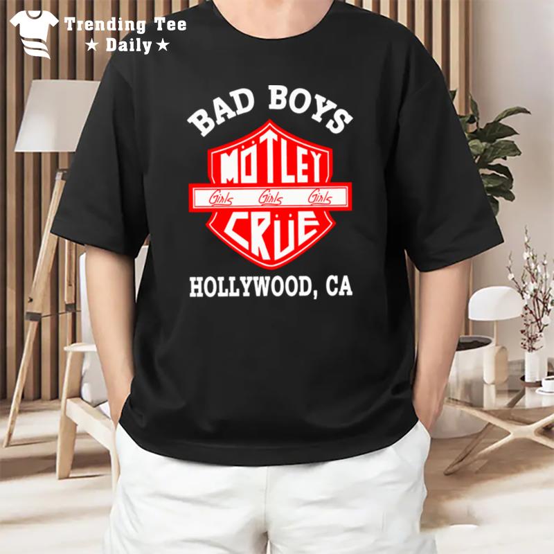 Motley Crue Bad Boys Hollywood T-Shirt