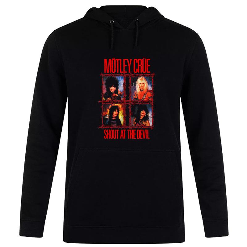 M ley Cr Shout At The Devil Wire Hoodie